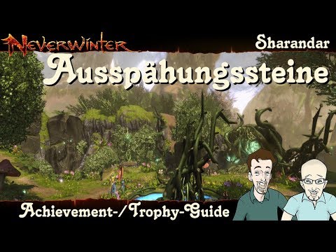 NEVERWINTER Fundorte aller Ausspähungssteine Sharandar Guide Leitfaden PS4 deutsch