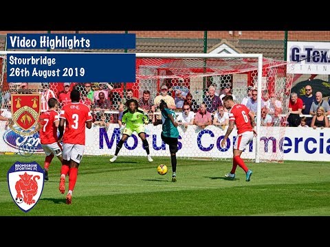 HIGHLIGHTS: Stourbridge v Bromsgrove Sporting - 26/08/2019