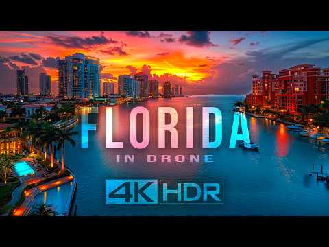 FLORIDA in Stunning Drone 4k Video with Ultra HD HDR and 120fps!