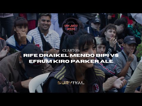 EFRUM KIRO PARKER ALE vs RIFE DRAIKEL MENDO BIPI I 4tos Fecha 4vs4 I San Justo Under ft Survival