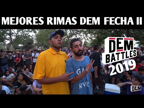 MEJORES RIMAS DEM FECHA II | DEM BATTLES