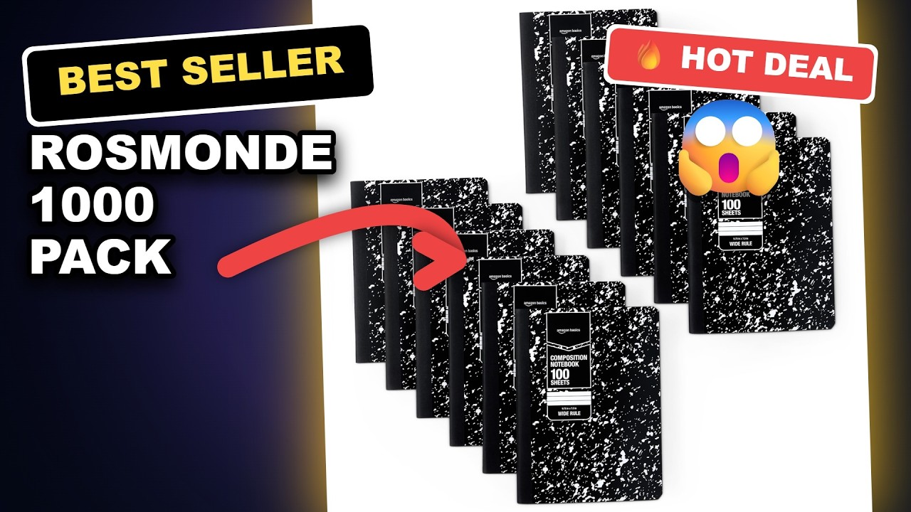 Rosmonde 1000 Pack Notebooks Review: Bulk Wide Ruled Notebooks Worth Buying?