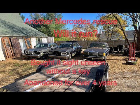 Will it start? Mercedes 240D W123 bought at auction