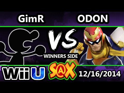 S@X - VGBC | GimR (G&W) Vs. Dynasty Odon (Falcon) SSB4 Winners - Smash 4 Wii U