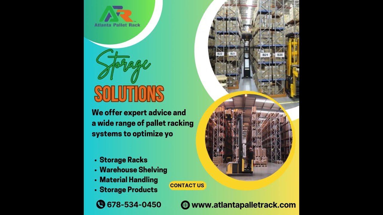 Smart Storage Starts Here – Atlanta Pallet Rack Solutions #WarehouseSolutions, #PalletRacking #rack