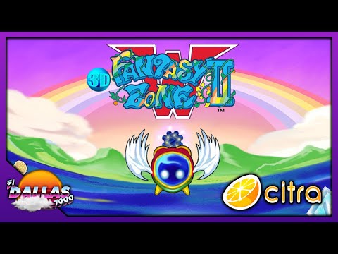 3D Fantasy Zone II W - Emulador Citra Nightly Build 1629