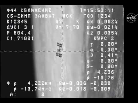 Watch Russia's Nauka module perform retrograde maneuver to correct ISS approach
