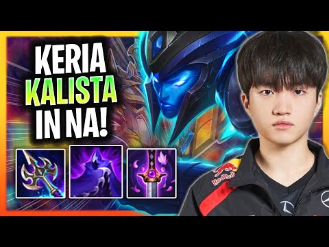 KERIA IS A BEAST WITH KALISTA IN NA SERVER! | T1 Keria Plays Kalista Bot vs Ezreal! Season 2025
