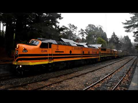 Rail Action at Mt Lofty and Nairne including Streamliner CLP8 leading Grain Train 1281S 28/05/22