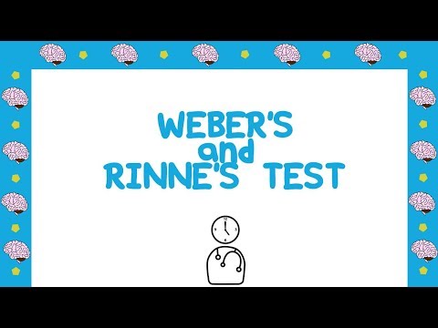 Weber's and Rinne's Tests