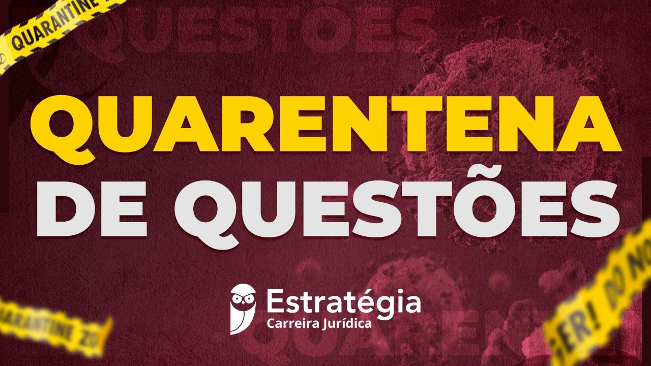 Watch Now Quarentena de Questões: Direito do Consumidor Quarentena de Questões: Direito do Consumidor