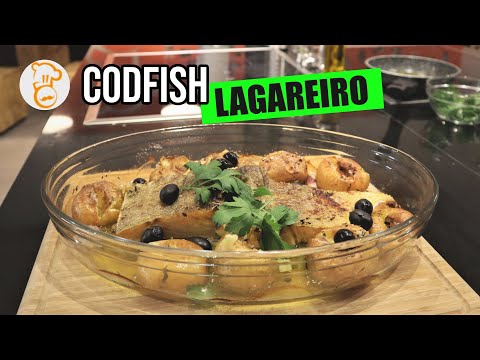 Codfish Lagareiro | Portuguese Roasted Codfish