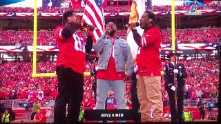 Boyz ll Men sing National Anthem NFC Championship 2020