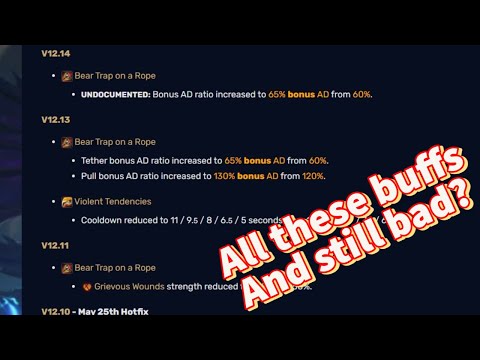 Why does Kled suck after five buffs?