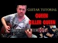 Killer Queen - Queen - acoustic guitar tutorial ...