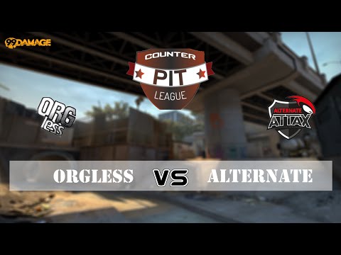 Orgless vs. ALTERNATE aTTaX | Counter Pit League Season #2 | de_overpass Map 2