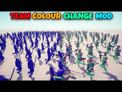 TEAM COLOUR CHANGE MOD SHOWCASE - Totally Accurate Battle Simulator Modded
