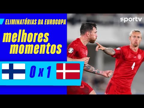 Gols e lances de Finlandia x Dinamarca