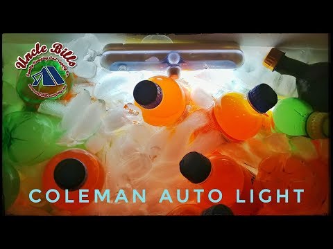 The coleman auto light cooler light review
