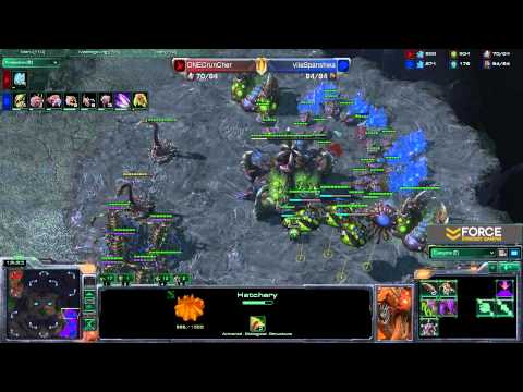 StarCraft 2 - Spanshwa [Z] vs CrunCher [P] - Commentary