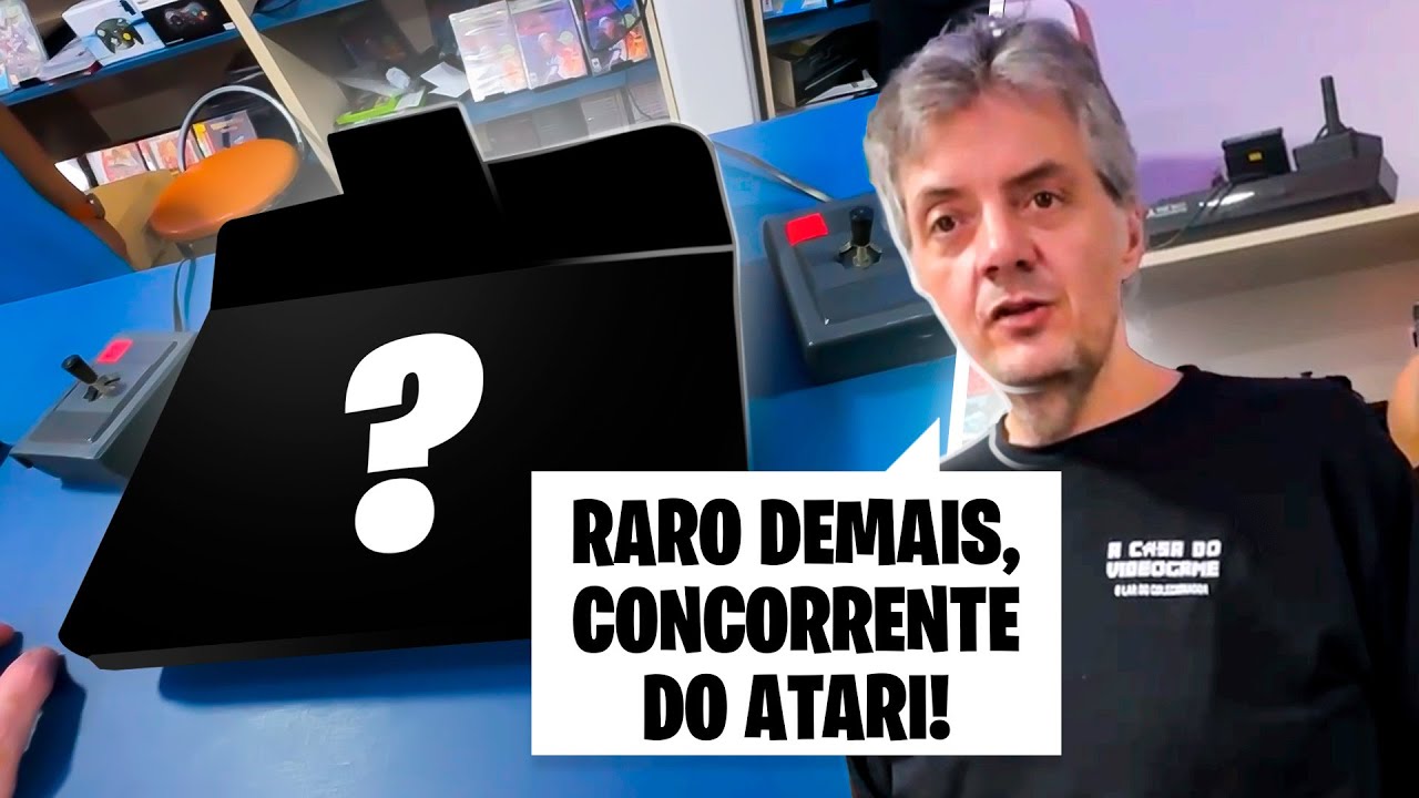 LEVEI PRO TIOZÃO UM VIDEOGAME RARO DE 1983 FUNCIONANDO, ELE NÃO ACREDITOU!