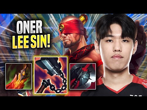 ONER IS A GOD WITH LEE SIN! - T1 Oner Plays Lee Sin JUNGLE vs Hecarim! | Season 2022