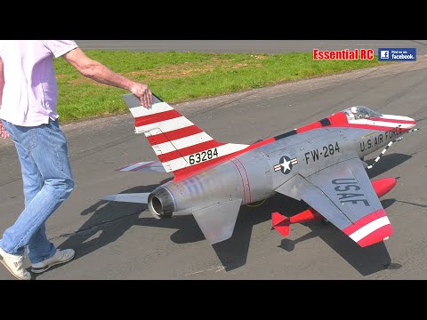WOW !!! ULTIMATE SCALE TURBINE JET | NORTH AMERICAN F-100 SUPER SABRE