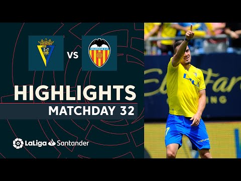 Highlights Cádiz CF vs Valencia CF (2-1)