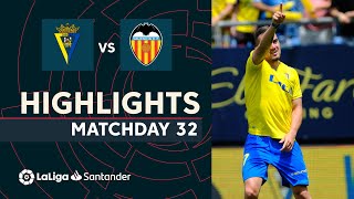 Videoresumen del Cádiz - Valencia