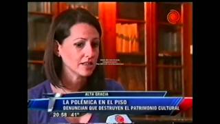 preview picture of video 'PROBLEMAS EN RESTAURACION DE SOLADOS EN IGLESIA JESUITICA DE ALTA GRACIA, ARG (dic 2011- ene 2012)'