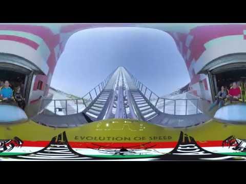 360 Video The Flying Aces, roller coaster