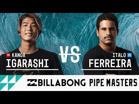 Kanoa Igarashi vs. Italo Ferreira - Quarterfinals, Heat 4 - Billabong Pipe Masters 2017