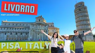 DISNEY CRUISE PORT ADVENTURE STARTS! LIVORNO PISA ITALY TRAVEL VLOG EP-4