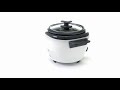 Russell Hobbs ryžių viryklė Russell Hobbs mini 0,4 l (su pakaitinimo funkcija, puodu su nepridegančia danga, ryžių samte