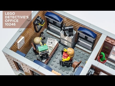 Vidéo LEGO Creator 10246 : Le bureau du détective (Modular)