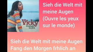 Vicky Leandros Sie die Welt mit meine Augen lyrics