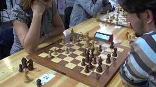 WFM Marianna Grineva - FM Matiss Mustaps, Yugoslav Attack, Blitz chess