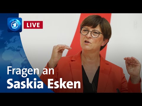 Fragen an SPD-Chefin Saskia Esken | Bericht aus Berlin extra