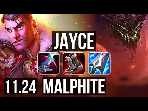 JAYCE vs MALPH (TOP) | 72% winrate, 8/3/12 | KR Diamond | 11.24