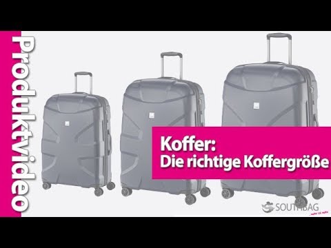 Koffer: Die richtige Koffergröße