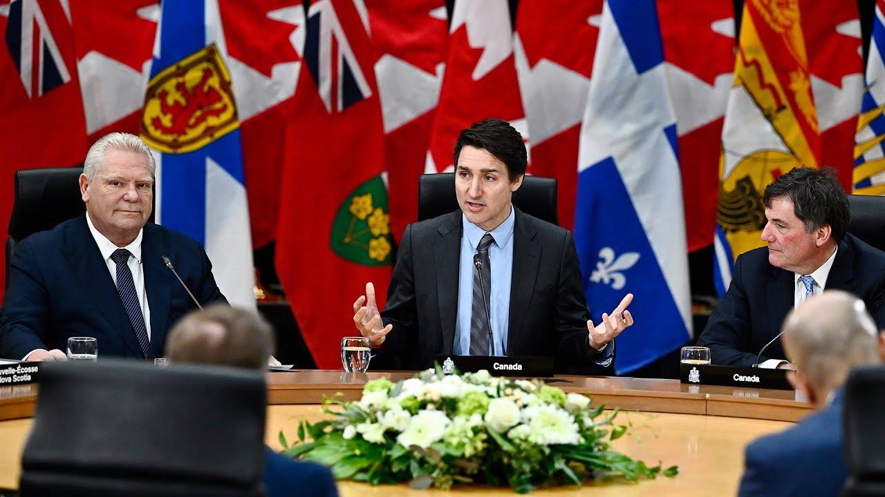 PM Trudeau says "we remain united" on meeting with premiers of Trump's tariffs