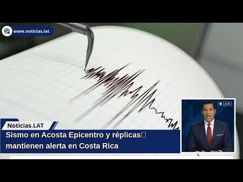 Sismo en Acosta: Epicentro y réplicas mantienen alerta en Costa Rica