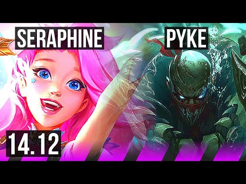 SERAPHINE & Ashe vs PYKE & Zeri (SUP) | 1/1/11, 1100+ games | BR Challenger | 14.12