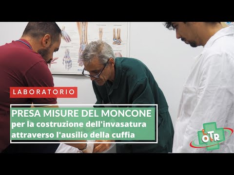 OTR Ortopedia - LABORATORIO - Ottobock - Presa misure moncone con cuffia per costruzione invasatura