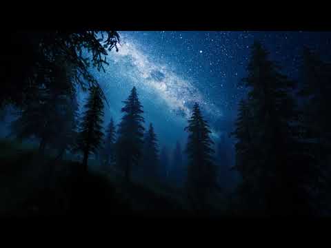 MILKY WAY VISIONS / CRICKETS SOUNDS, SLEEP AMBIENCE, STARFIELD, NIGHT AMBIENT, NIGHT FOREST SOUNDS