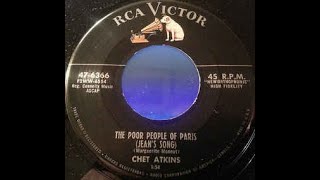 Cover of Chet Atkins&#39; The Poor People of Paris/Jean&#39;s Song