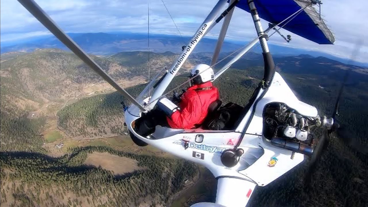 456. Beautiful, 130 km Scenic Flight through Campbell Creek Valley and North Ridge Loop, Kamloops Nov 8, 2023