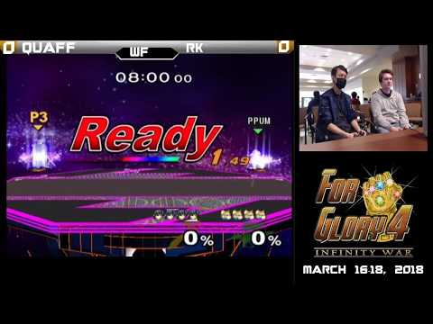 For Glory 4 - Quaff vs. RK - Melee Singles Winners Finals