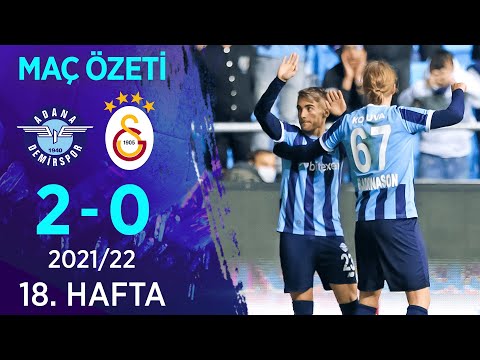 Adana Demirspor 2-0 Galatasaray MAÇ ÖZETİ | 18. Hafta - 2021/22
