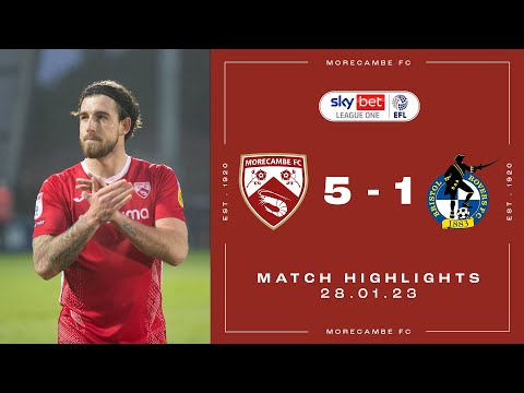 Highlights | Morecambe 5 Bristol Rovers 1